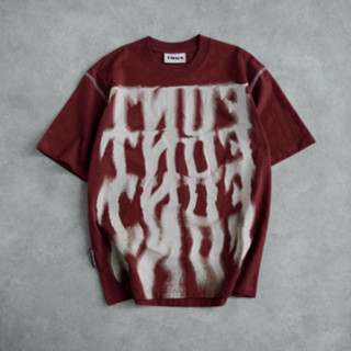 Áo Thun Unisex Tay Lỡ FUNT LIQUID ĐỎ 100%Cotton Thoáng Mát, Co Giãn Tốt Áo thun chất HOT NEW HÈ 2025