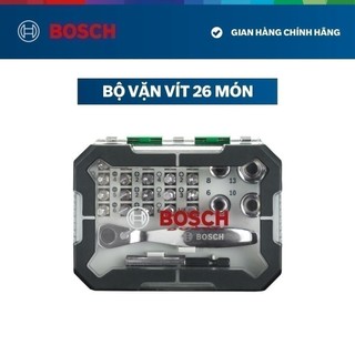 Bộ vặn vít Bosch 26 món 2607017322