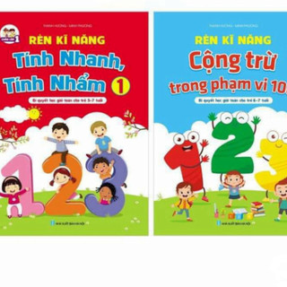 Sách - Combo 2 Cuốn Rèn Kỹ Năng - Tính Nhanh Tính Nhẩm Và Cộng Trừ Trong Phạm Vi 100