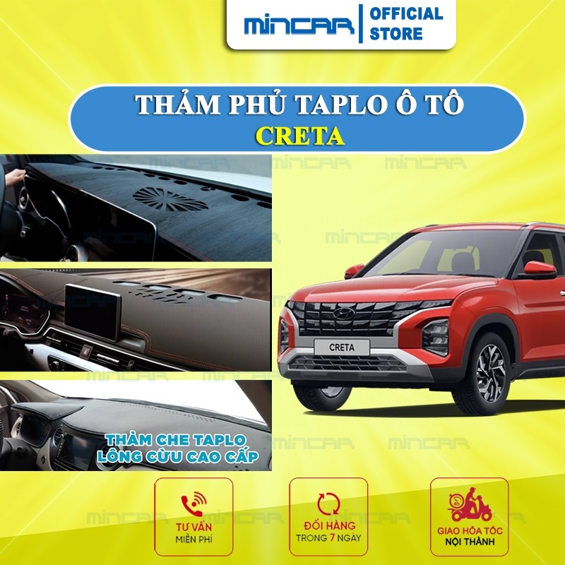 Thảm taplo HYUNDAI CRETA chính hãng MINCAR