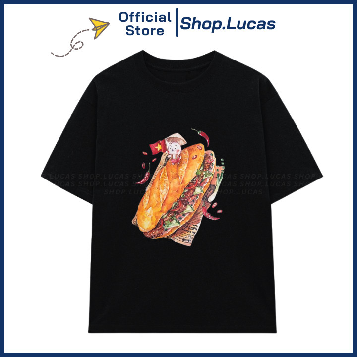 Áo Thun In Hình BÁNH MÌ VIỆT NAM Món Ăn Ẩm Thực Văn Hoá Việt Unisex Nam Nữ  UT