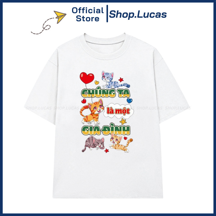 Áo Thun Du Lịch CHÚNG TA LÀ MỘT GIA ĐÌNH Áo Nhóm Đồng Phục Đi Biển UT