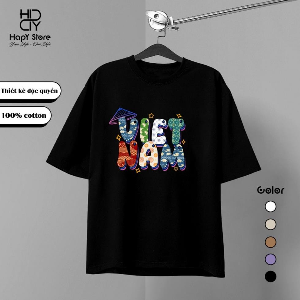 Áo thun tay lỡ Unisex Viet Nam BLUE special Local Brand UT