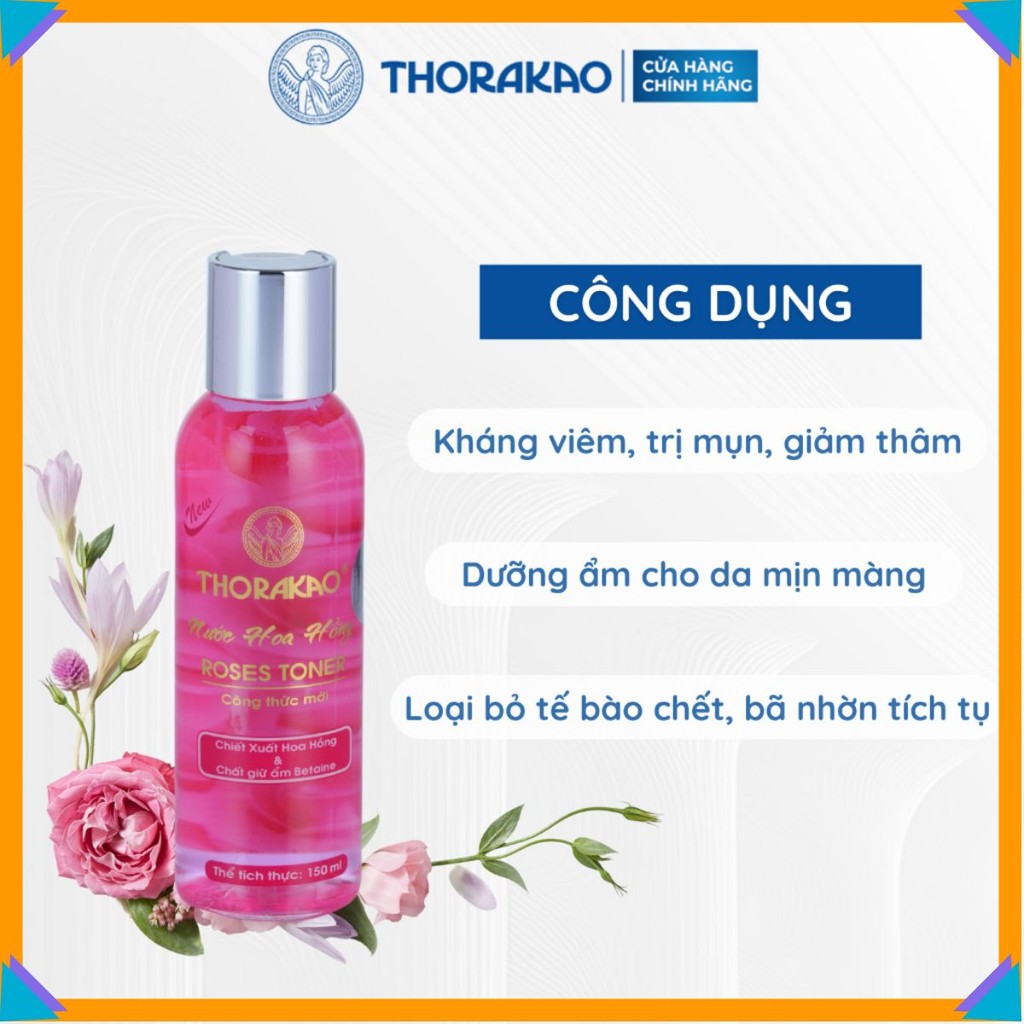 Nước hoa Hồng thorakao 150 mil