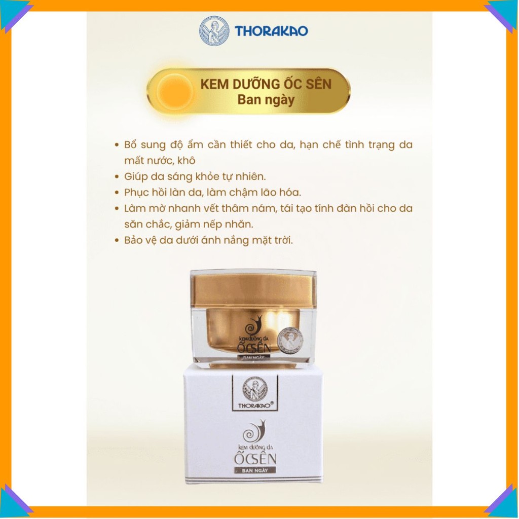 Kem Ốc Sên Dưỡng Da Thorakao  (Ngày )30g