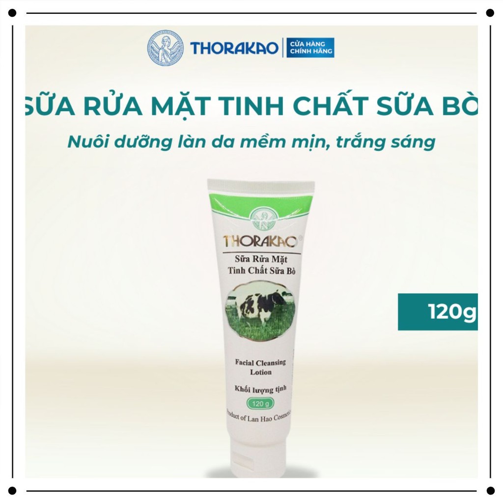 Sữa rửa mặt bò Thorakao 120 mil