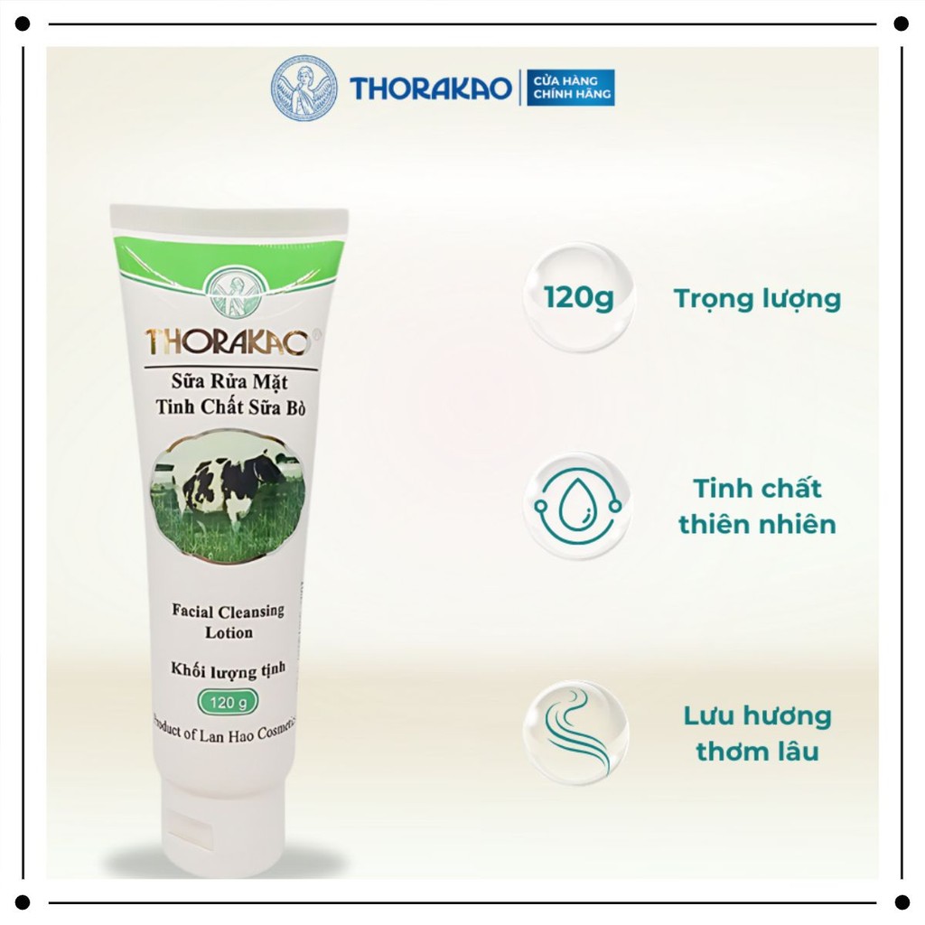 SỮA RỬA MẶT TINH CHẤT SỮA BÒ 120G (CÓ HẠT MASSAGE)