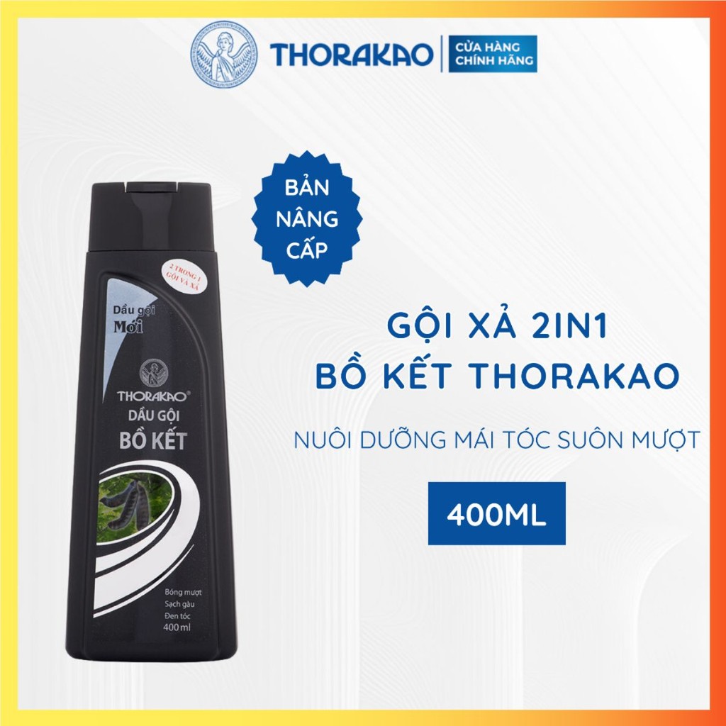 DẦU GỘI BỒ KẾT 400ML – THORAKAO | MỀM MƯỢT – ĐEN TÓC – NGỪA GÀU