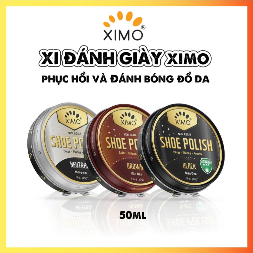Xi Đánh Giày Dạng Sáp Cao Cấp Ximo 50 mil