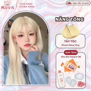 Thuốc nhuộm tóc Lavox màu NÂNG TÔNG lên từ nền tóc đen Thuốc nhuộm tóc Rewell chính hãng Moon Hair 