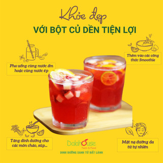 [COMBO 02 HỘP KÈM 01 BÌNH] Bột Củ Dền Dalahouse 60g