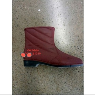 Ủng nhựa đi mưa cho nam cho nữ chất liệu dẻo dai, keo bền chắc, chống thấm nước