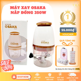 Máy Xay Đa Năng OSAKA Nắp Đồng Japan Cao Cấp FP126P Dung Tích 700ml - 350W - Xay Thịt Cá Rau Củ - Xay Sinh Tố - Xay Đá