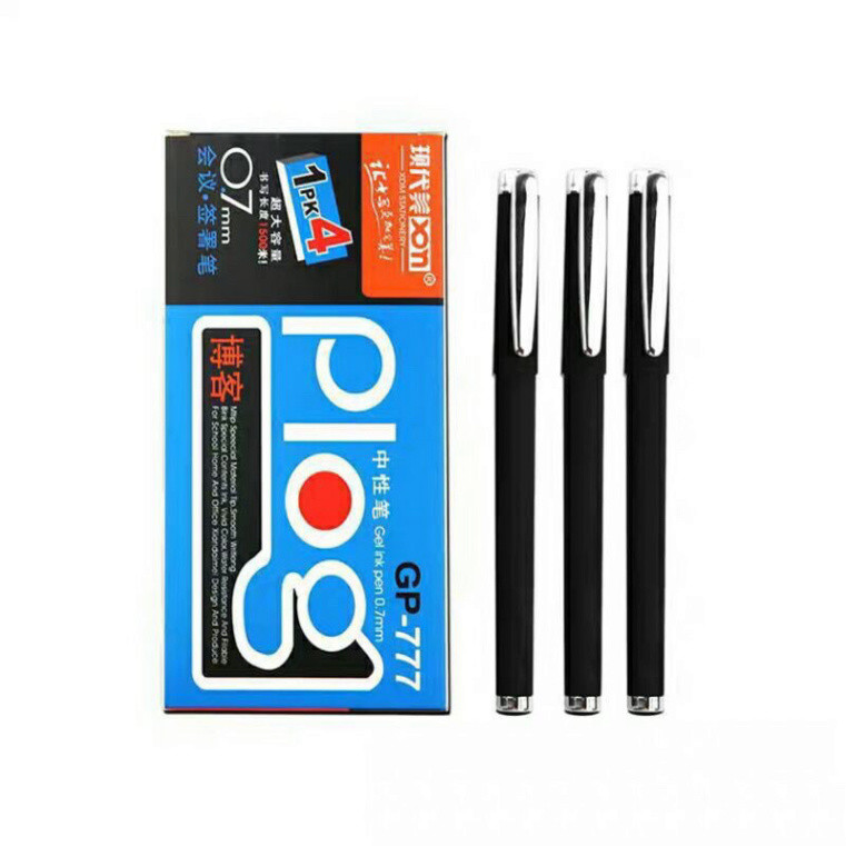 (HOT) ( Hộp 12cay ) Viết gel nước PLOG Hàng Chính Hãng  - Mẫu GP777