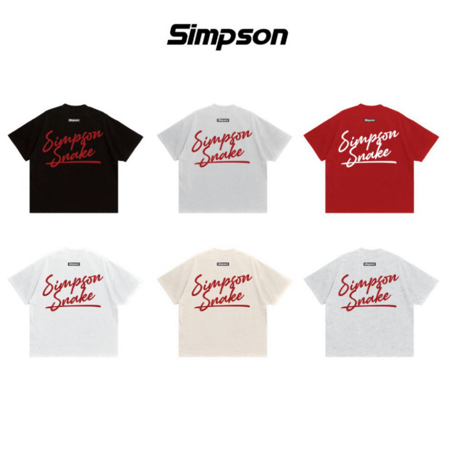 Áo Thun Boxy Tết Thêu 3D Simpson Snake Local Brand Unisex Nam Nữ Oversize - SIMP