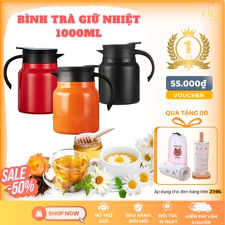  TALA Bình Pha Trà Giữ Nhiệt 1000ml Ruột Inox Cao Cấp SUS316- Có Lõi lọc Trà Giữ Nhiệt 6-8h Thích Hợp Pha Trà Cafe 