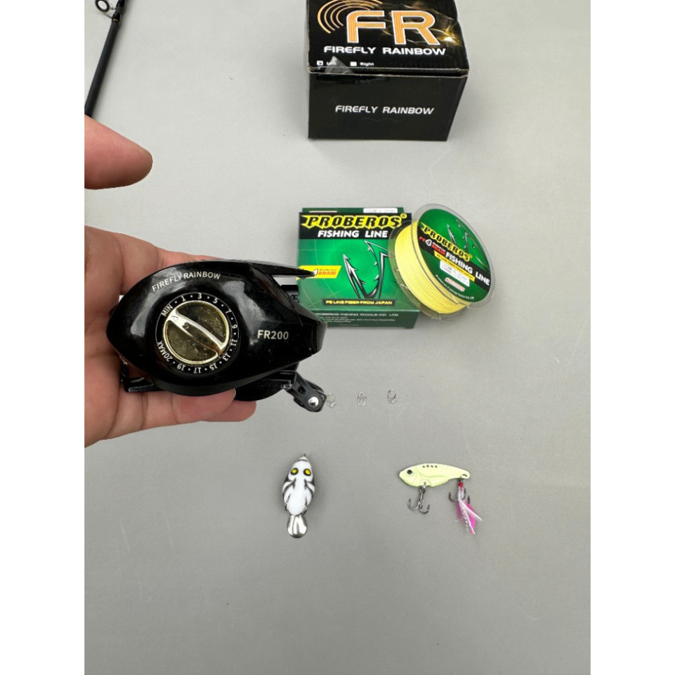 Combo Cần Lure Daiwa Nội Địa Máy Ngang FR200 Có Tiếng DragClick aic56cv68 agxbyhynn