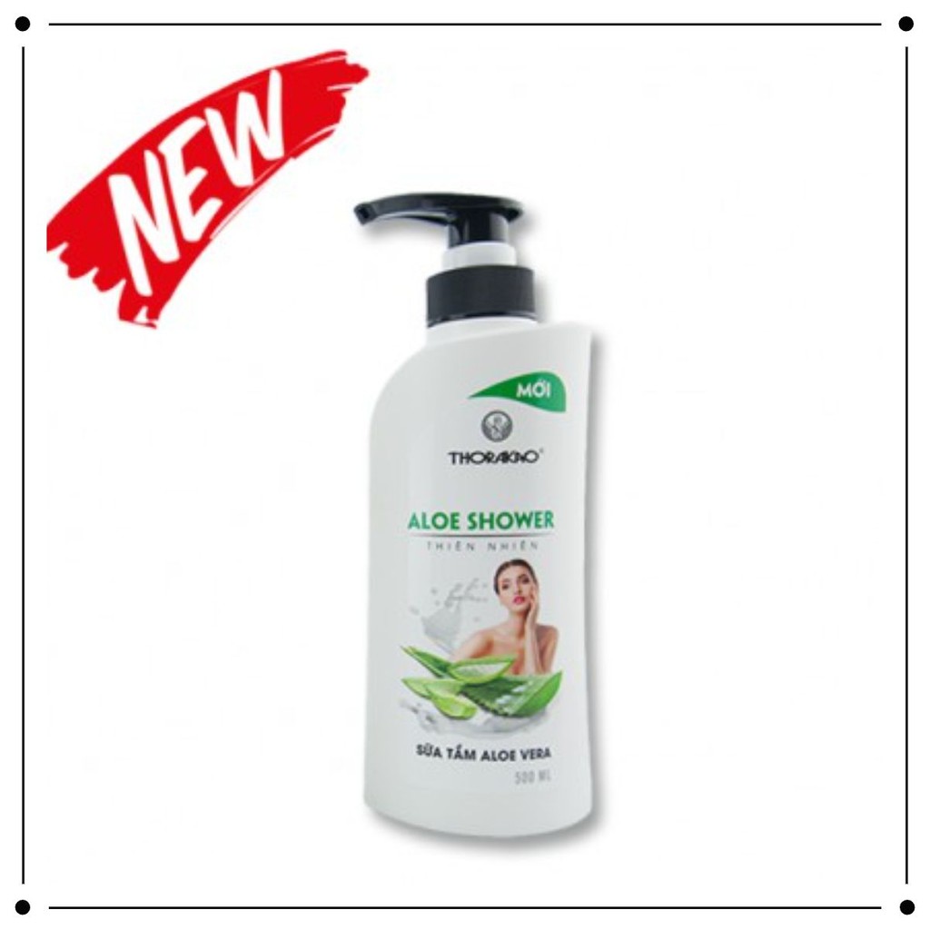 Sữa tắm thorakao SỮA TẮM DƯỠNG ẨM ALOE VERA 500ML – MÁT LÀNH & SẢNG KHOÁI