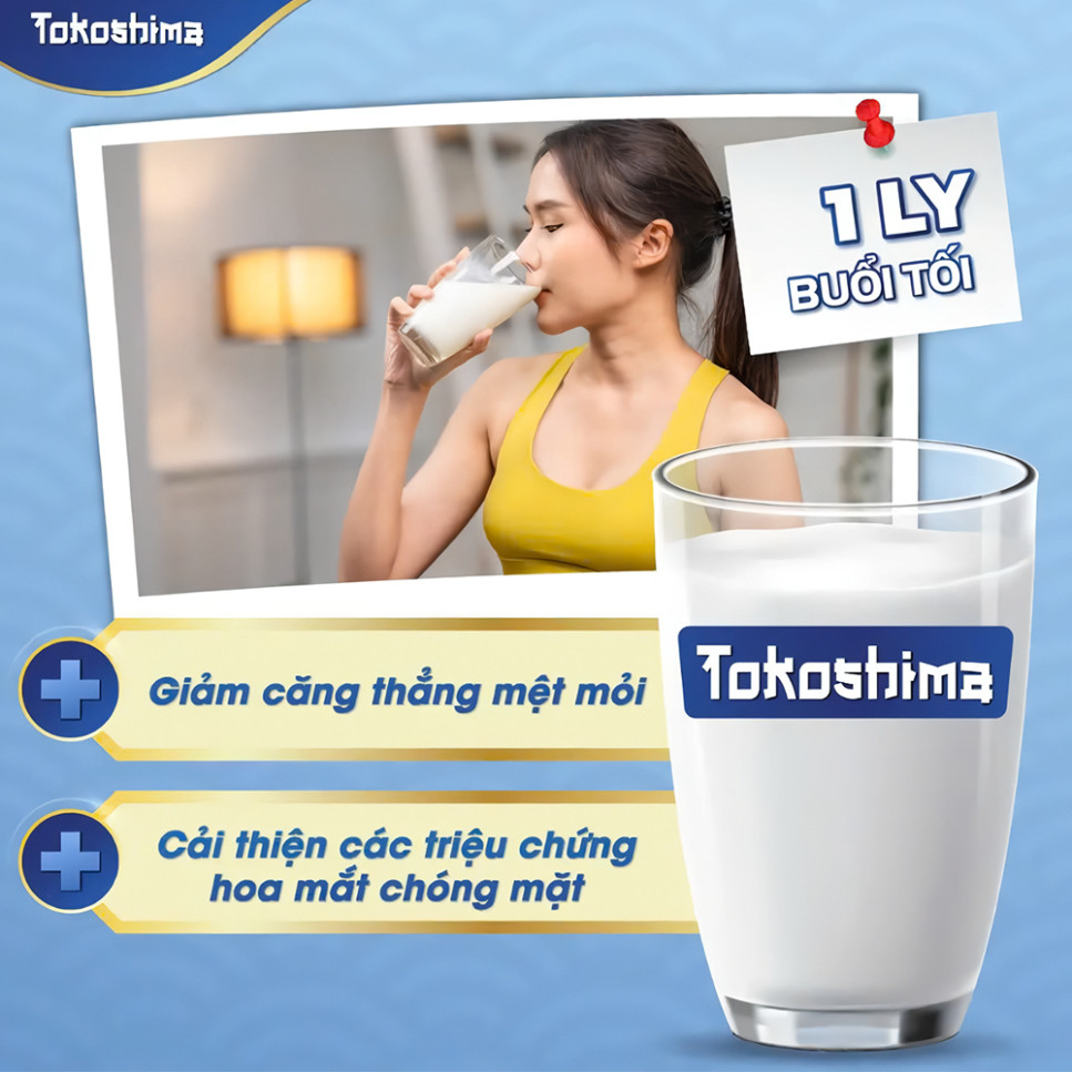 Sữa TOKOSHIMA - Sữa Dinh Dưỡng Ngăn Ngừa Đột Quỵ Nhật Bản, Ổn Định Đường Huyết, Mỡ Máu, Tim Mạch