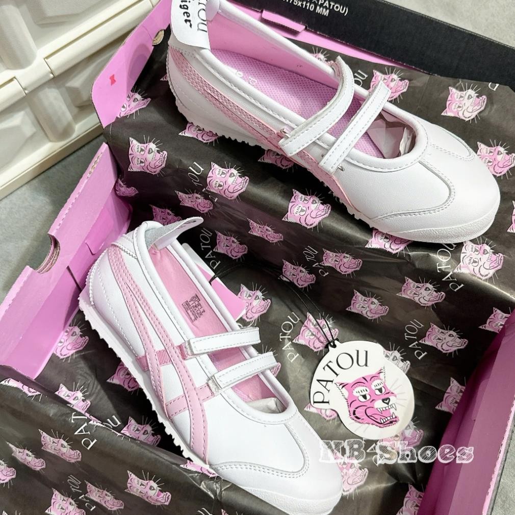 [ Tặng hộp bảo vệ giày ] Giày thể thao Patou x Onitsuka Tiger Mexico 66 Ballerina White Cotton Candy