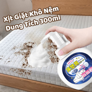 Nước Giặt Khô Chăn Ga Gối Đệm Khử Mùi Nhanh Chống Mốc Khử Mùi Vệ Sinh Sofa 300ml Green - BX14