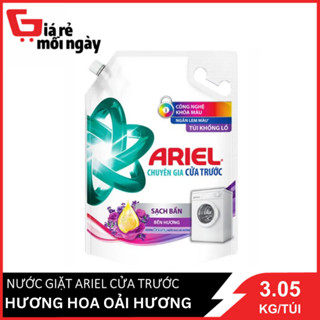 Nước giặt Ariel Cửa Trước Oải Hương túi 3.05kg