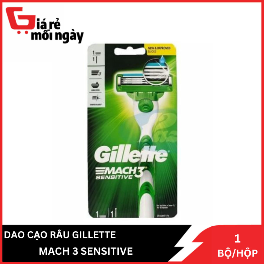 Dao cạo râu Gillette mach3 sensitive
