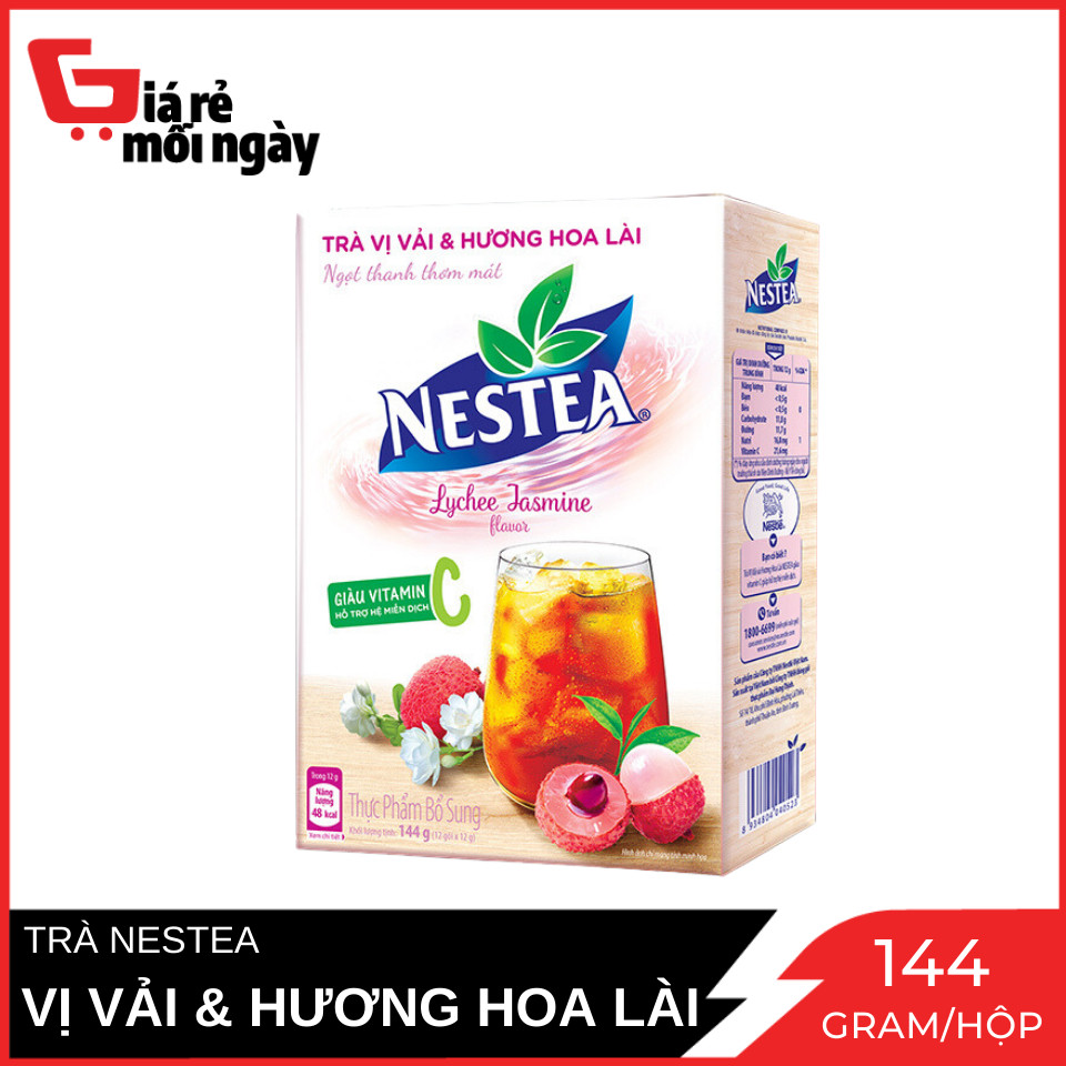 Trà Nestea Vải Hoa Lài 144G (12Gói x 12G)