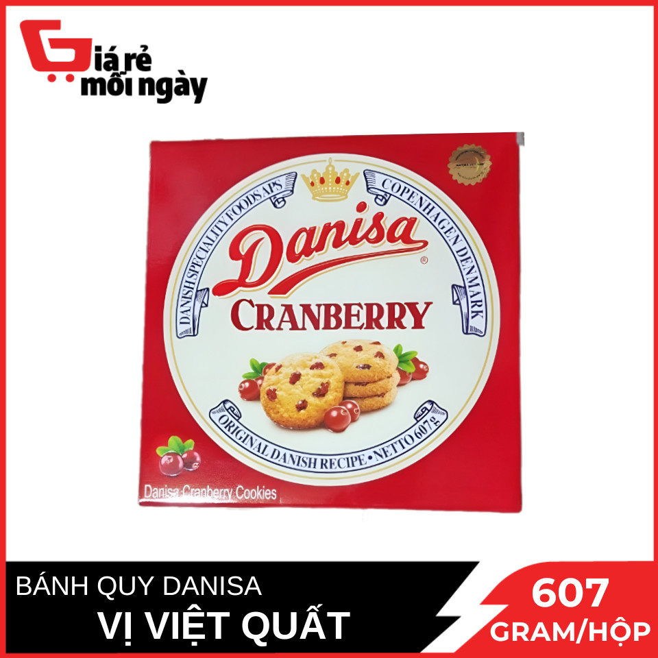 Bánh Quy Bơ Danisa Việt Quất Hộp 607g