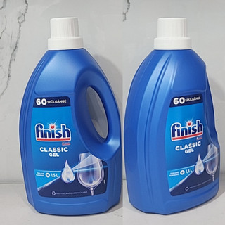 Xà phòng nước Gel rửa bát Finish Classic 1,5 lit dùng cho máy rửa bát chén ly
