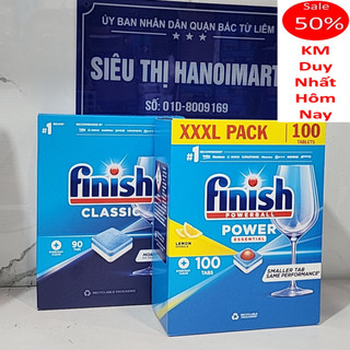 100 Viên rửa bát finish , 72 viên Finish quantum All in 1 nhập khẩu Ba lan EU
