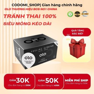 Bao cao su OLO 0.01, MỎNG 0.01, NHIỀU GEL, TRUYỀN NHIỆT, GÂN GAI, KÉO DÀI THỜI GIAN  CODOMI