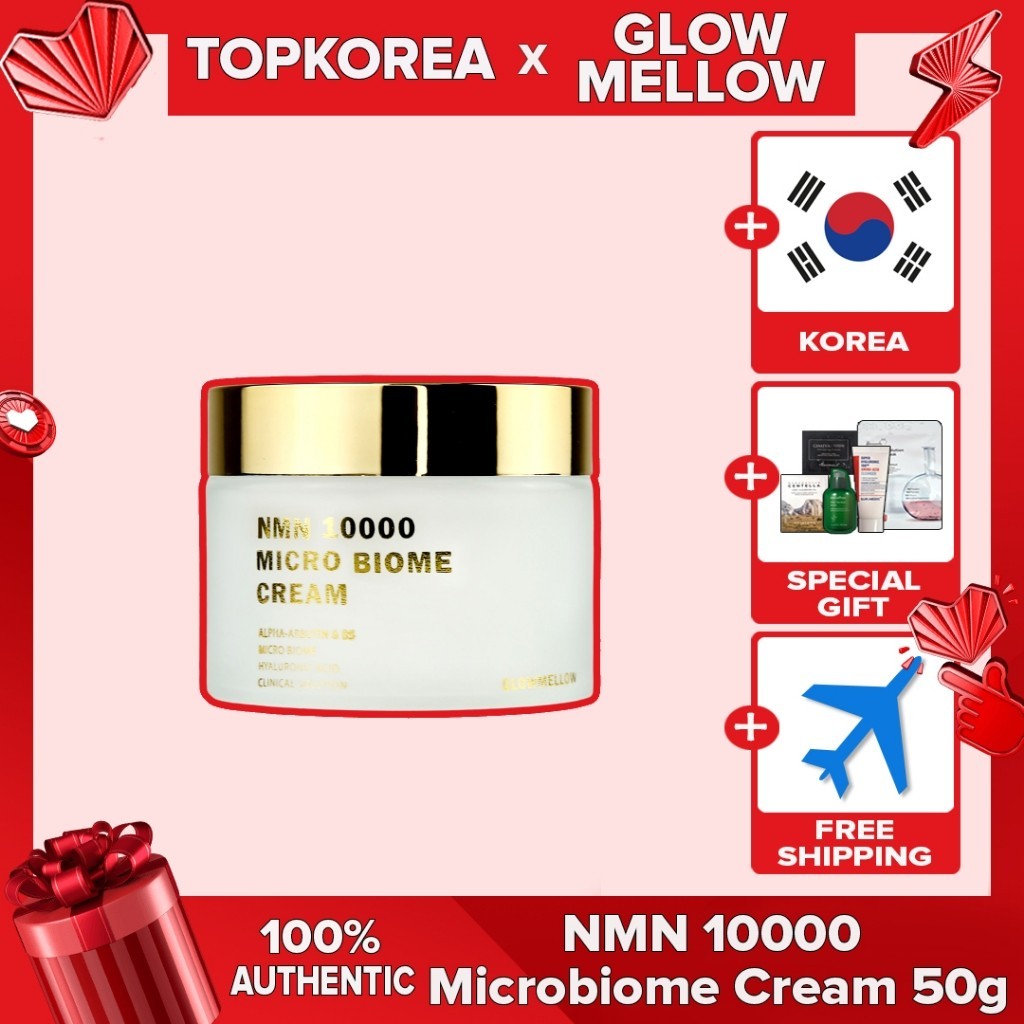 ★Glowmello★1 + 1 NMN 10000 Microbiome Cream 50g / TOP korea / Vận chuyển từ Hàn Quốc