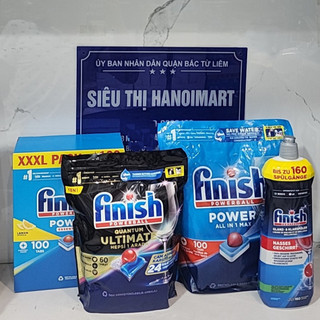 Viên rửa bát Finish All in 1 max túi 100 viên hoặc 112 viên finish all in one 6 in 1