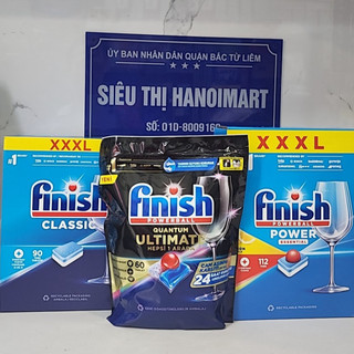 Viên rửa bát Finish 100 viên Power Ball All In 1 Deep Clean Lemon Sparkle, Viên Finish dishwashing 120 tablets, 110 viên