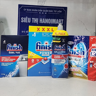 Viên rửa bát Finish all in one 100 V, viên rửa bát chén ly finish 150V