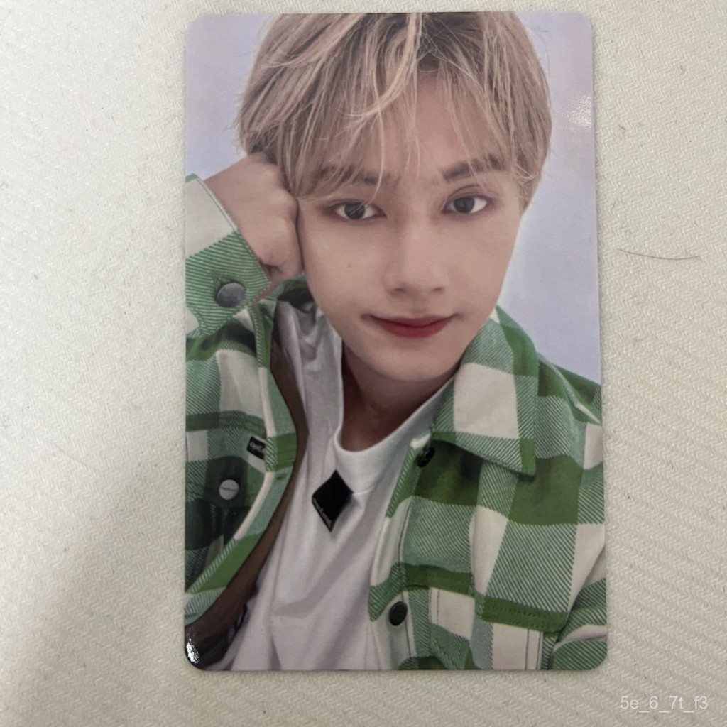 【Thiết Kế Kiểu Hàn】SEVENTEEN  22Lịch Năm Wen Junhui  Kẻ sọc xanh Thẻ Nhỏ Lịch Để Bàn Thẻ nhỏ Wen Jun