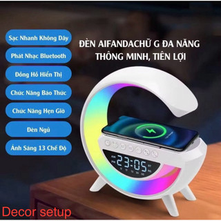 Loa Bluetooth Chữ G Đa Năng - Loa Không Dây Thông Minh Tích Hợp Đèn Led Âm Thanh Chính Hãng