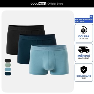 Combo 3 quần lót nam Trunk Lenzing Modal thấm hút co giãn tốt Coolmate