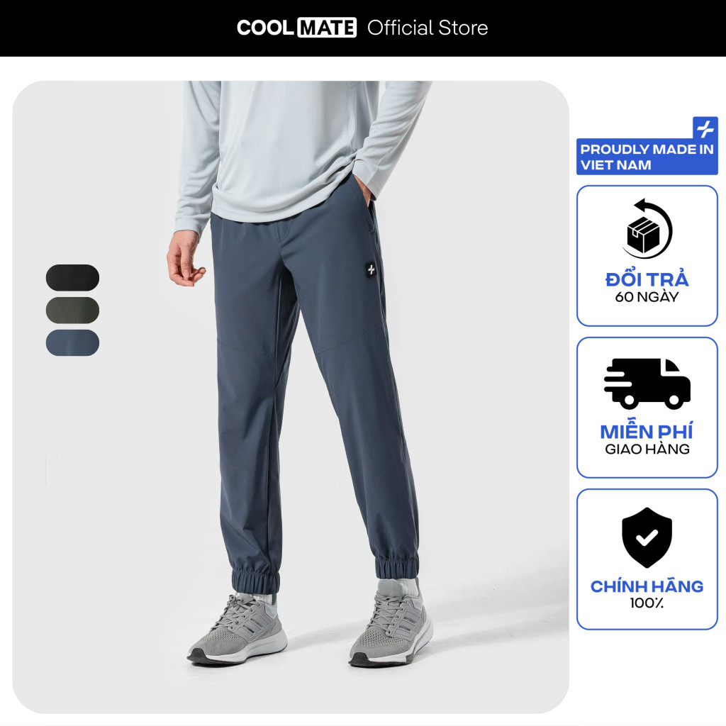 [SALE TẾT]Quần Jogger nam thể thao Hybrid Woven co giãn tốt, thấm hút, Coolmate