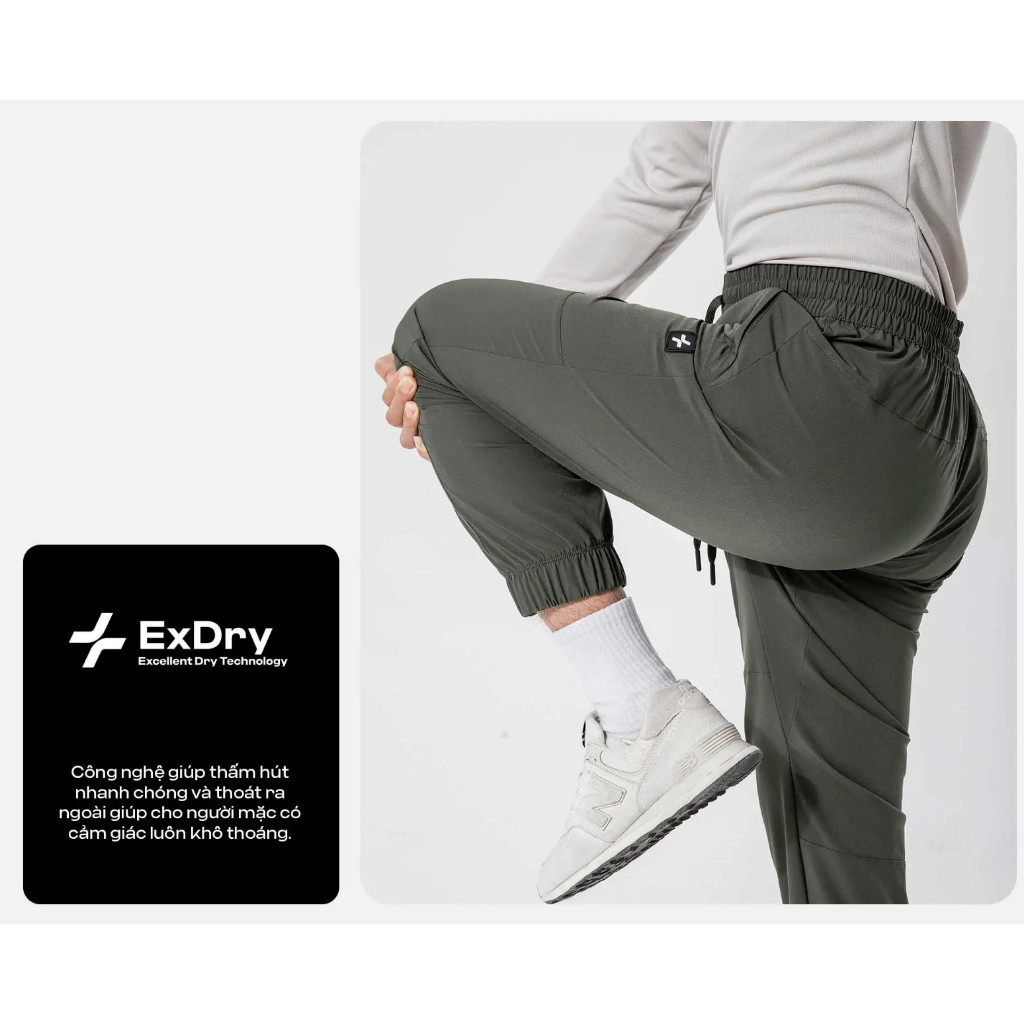 [MUA 2 GIẢM 5%]Quần Jogger nam thể thao Hybrid Woven co giãn tốt, thấm hút, Coolmate | BigBuy360 - bigbuy360.vn
