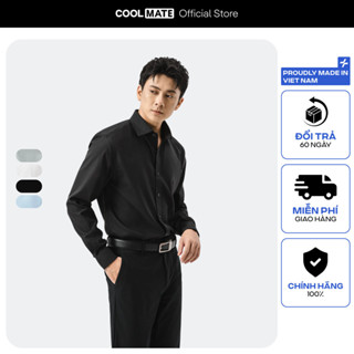 Áo sơ mi dài tay Modal Essential thoáng khí và thấm hút Coolmate