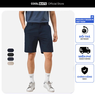 Quần Shorts Nam Kaki Excool co giãn nhanh khô Coolmate