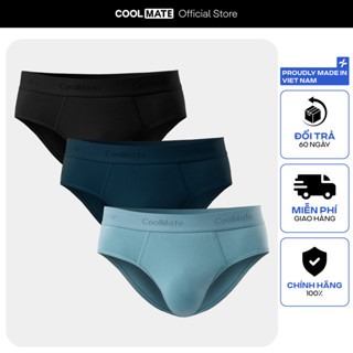 Combo 3 Quần lót nam Brief Lenzing Modal mềm mịn thoáng khí thấm hút tốt Coolmate
