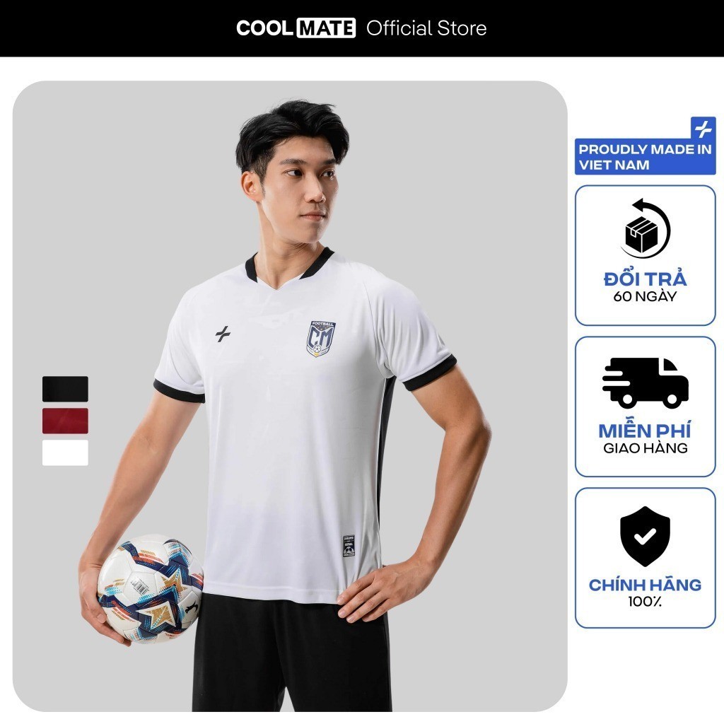 [SALE TẾT-OUTLET - KHÔNG ĐỔI TRẢ]Áo Thun thể thao Bóng Đá Cổ V CFA24 thấm hút tốt, thoáng khí, áo đá