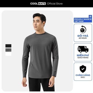 Áo giữ nhiệt Ex-Warm Lenzing Modal cổ ngắn mềm mại giữ ấm tốt Coolmate