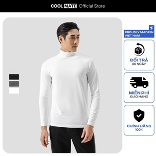 Áo giữ nhiệt Ex-Warm Lenzing Modal cổ cao mềm mại giữ ấm tốt Coolmate