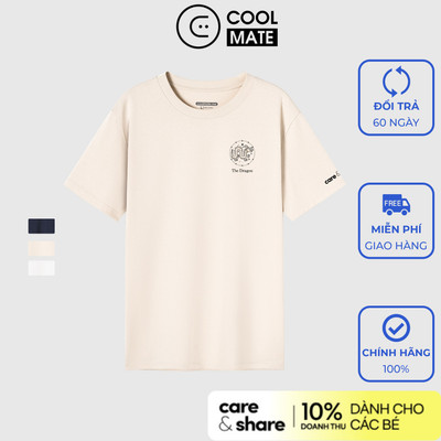 [MUA 2 GIẢM 5%][12 Con Giap Collection] Áo thun cotton 100% gsm Care & Share Thìn Coolmate