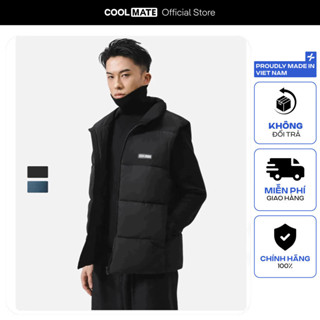 [Outlet không đổi trả] Áo Khoác Nam thu đông gilet phao Puffer giữ nhiệt tốt Coolmate