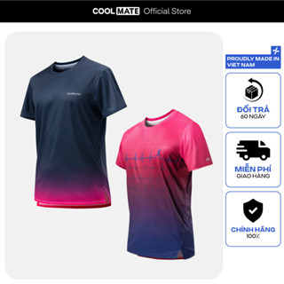Combo 2 áo thun thể thao chạy bộ graphic siêu nhẹ thấm hút đa dạng màu Coolmate